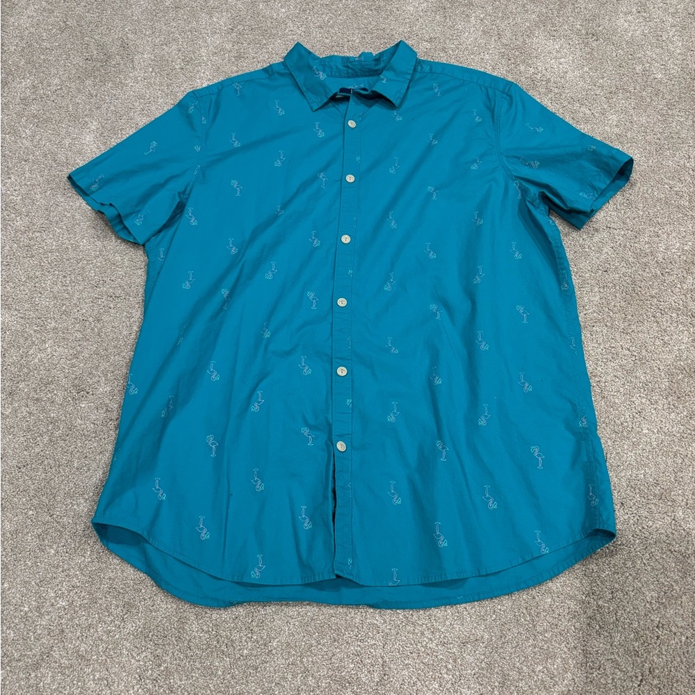 Slim Fit Size XL Button Down Shirt